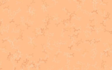 Fototapeta premium Light Red vector pattern with artificial intelligence network.