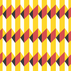 vector modern geometric illusion seamless pattern