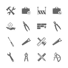 Set of Technical icon vector, Engineering simple icon template, Creative Setting icon design, Illustration