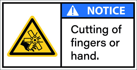 Notice cutting of fingers or hand.Draw from Vector Illustration.