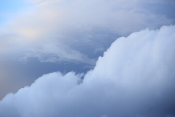 Intensive clods on the sky, intensive sky.