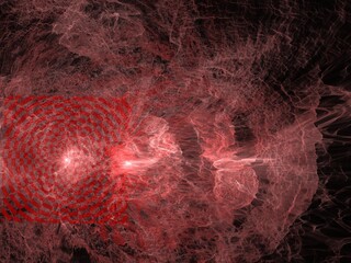 Imaginatory fractal background Image