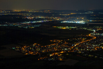 Nachtaufnahme, Breitenstein, Schwäbische Alb,  Baden-Württemberg