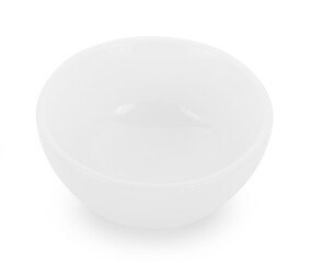 empty bowl on white background