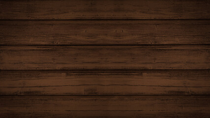 Fototapeta na wymiar old brown rustic dark grunge wooden texture - wood background banner