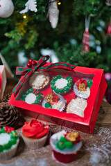 Christmas cookie and sweet boxes