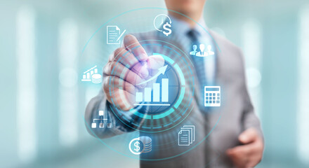 Accounting Accountancy Banking Calculation Business finance concept.