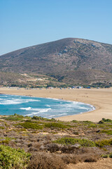 Naklejka premium View of The Prasonisi peninsula, Rhodes, Greece