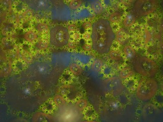 Imaginatory fractal background Image