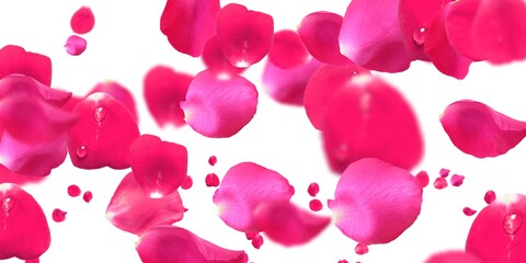 Obraz na płótnie Canvas Rose Petals Stock Image