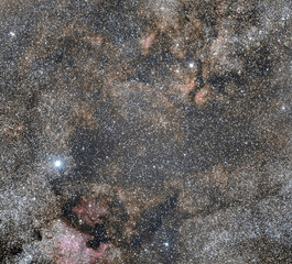 NGC 7000 & IC 1318 Nikon D750 mod + samyang 135mm heq5 pro. © Patryk