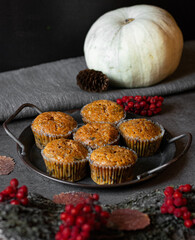muffins with berries
