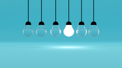 bulb hanging on rope
