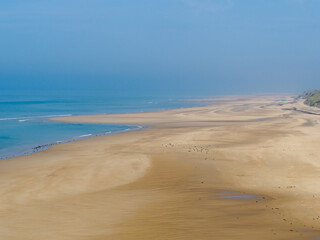 plage de Carteret dans la Manche en France