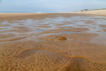 Beautiful beach in Aveiro