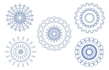 幻想的な模様　結晶　アブストラクト　素材　～色違いもあります～