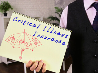 Critical Illness Insurance inscription on the page.