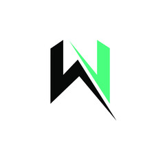 W logo design