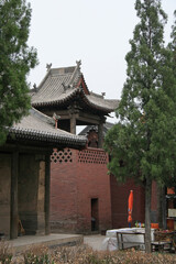 Shuanglin monastery closed to pingyao in china 