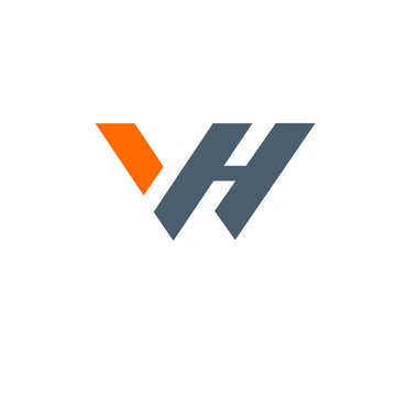 Elegant Letter HV VH Logo | Letter logo design, Lettering, Elegant logo
