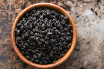 European Elderberries in a Bowl