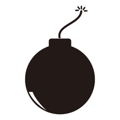 bomb icon vector illustration sign