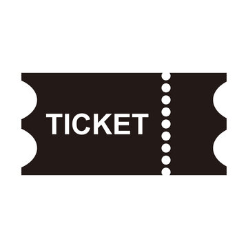 ticket icon vector illustration sign