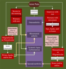 Joint pain in different conditions