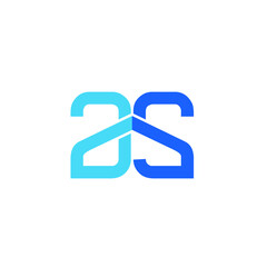 letter AS logo 