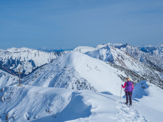 Tirol - Winterwandern auf die Fleischbank (Karwendel)