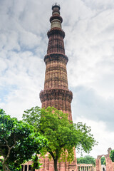 Qutub Minar Tower in New Delhi, India