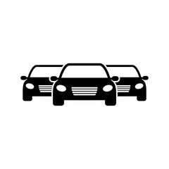 Car Icon. Cars icon isolated on white background