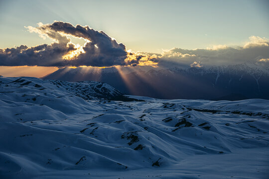 Sunset Mountains