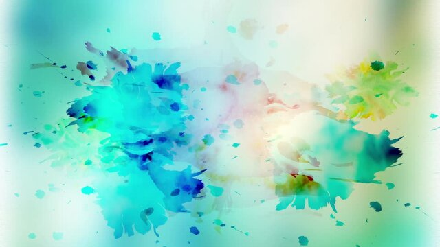 Abstract watercolor background with splashes. Beautiful abstract watercolor for any theme, artwork or creative activity.
