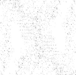 Abstract vector noise. Small particles of debris and dust. Distressed uneven background. Grunge texture overlay with fine grains isolated on white background. Vector illustration. EPS10.