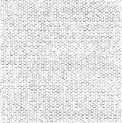 Vector fabric texture. Distressed texture of weaving fabric. Grunge background. Abstract halftone vector illustration. Overlay to create interesting effect and depth. Black isolated on white. EPS10.
