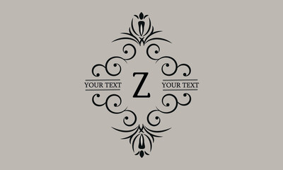 Luxury logo template for business, restaurant, boutique, hotel, jewelry, greeting cards, invitations, menus, labels, heraldry, fashion.
Premium monogram design with the letter Z.