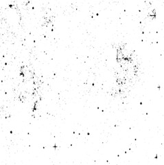 Abstract vector noise. Small particles of debris and dust. Distressed uneven background. Grunge texture overlay with fine grains isolated on white background. Vector illustration. EPS10.