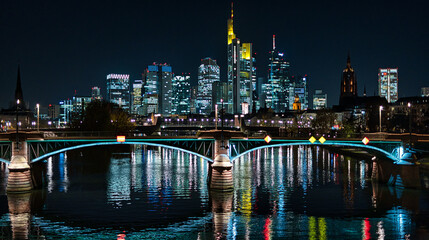 city cathedral at night