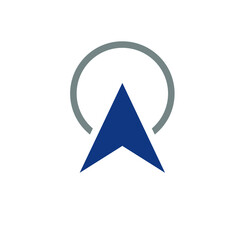 Fototapeta premium compass logo design