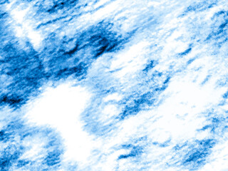 Dirty Art Illustration. Indigo, Blue Dirty Art Print. Beautiful Brushed Graffiti. Paintbrush Tie Dye Style. Colorful Painted Gradient. Watercolor Cotton Wallpaper. Denim Vipe Batik.