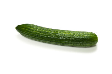 Cucumber isolated on white background.