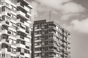 Multi-storey residential buildings built circa 1970