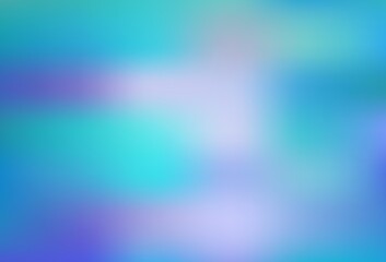 Light BLUE vector colorful blur backdrop.