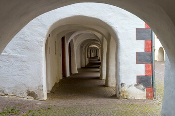 Fototapeta premium Glorenza, historic village in Venosta valley