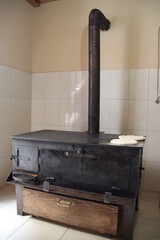 Traditional metal oven in the countryside of Georgia