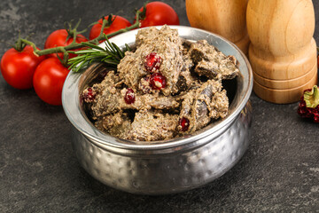Chicken Liver with cream sauce