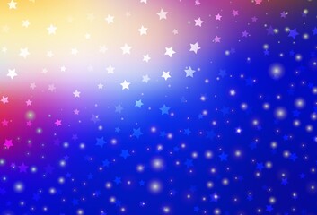 Light Pink, Blue vector background in Xmas style.