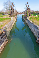 Famous Pont Langois Bridge in Arles France