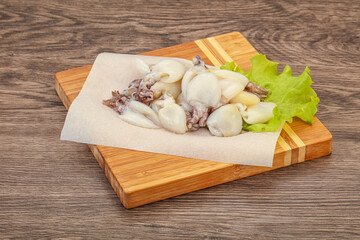 Raw seafood - cuttlefish for cooking
